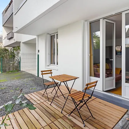 Le Petit Patio - Renove, Paisible Et Proche Centre * Нант